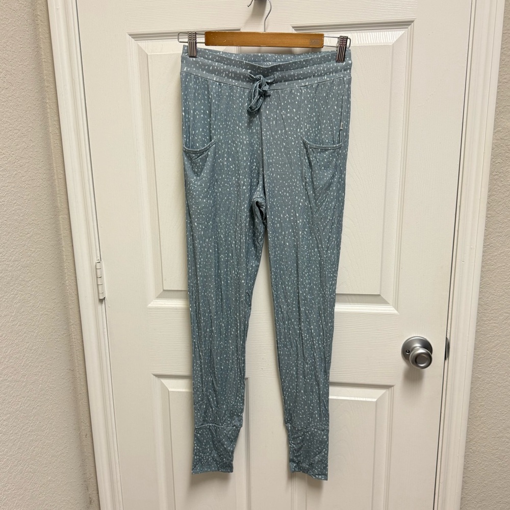 NWT Tiny Roots Blue Spotted Pajama Pants
